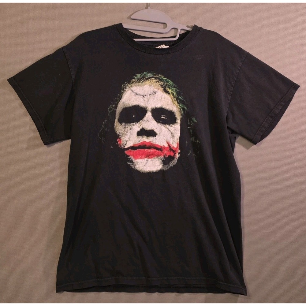 The Dark Knight Joker Heath Ledger Graphic T-Shirt Alstyle Heavyweight Medium